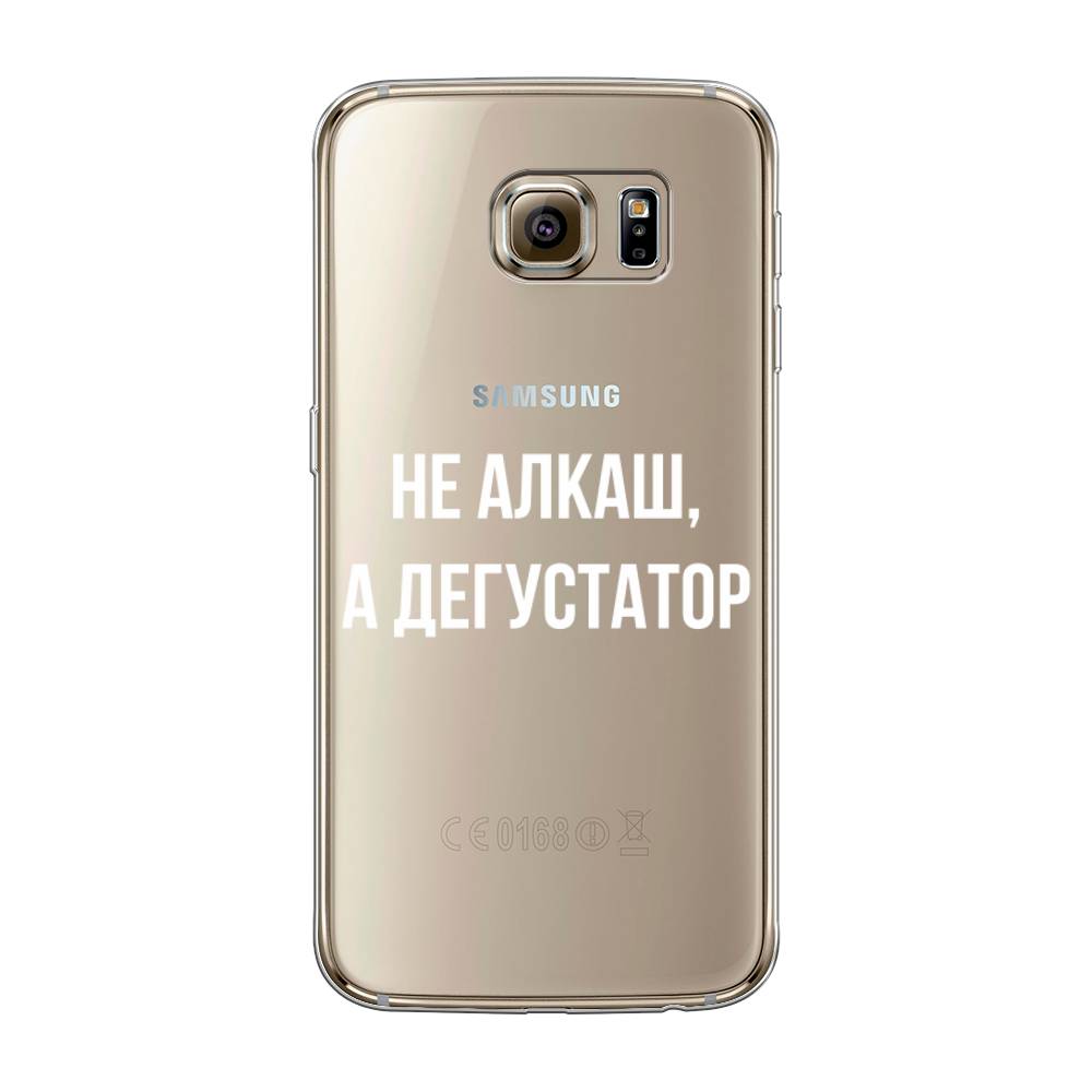 

Чехол на Samsung Galaxy S6 "Дегустатор", Белый;бежевый, 24350-6