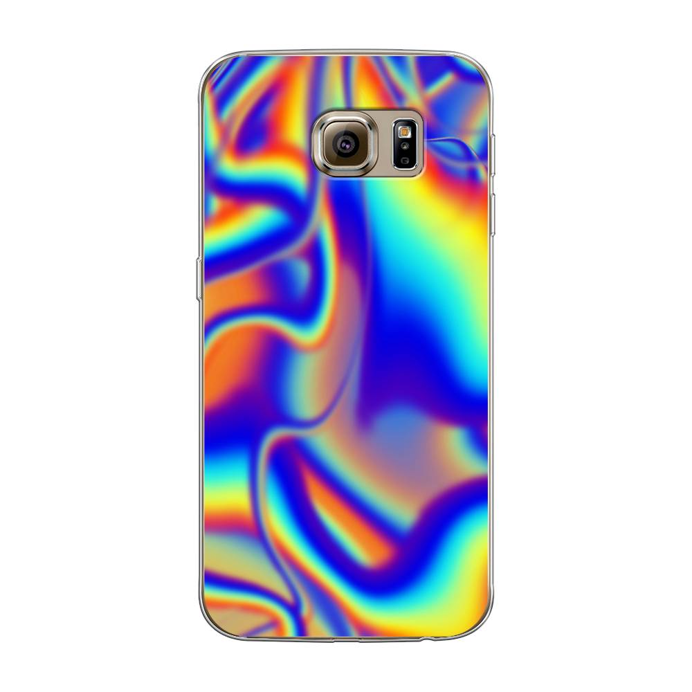 

Чехол на Samsung Galaxy S6 "Яркая голограмма", Разноцветный, 24350-3