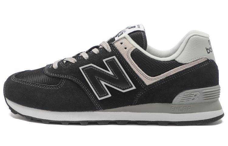 

Кроссовки унисекс New Balance NB 574 черные 39.5 EU, Черный, NB 574