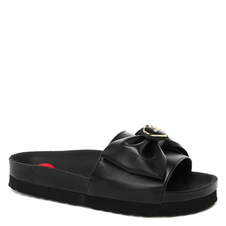 

Шлепанцы женские Love Moschino JA28524G черные 36 EU, Черный, JA28524G