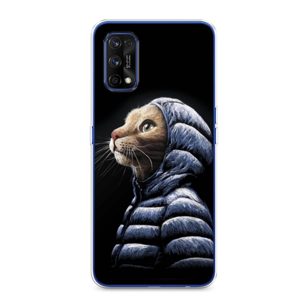 

Чехол Awog на Realme 7 Pro "Кот в капюшоне", Разноцветный, 254050-2