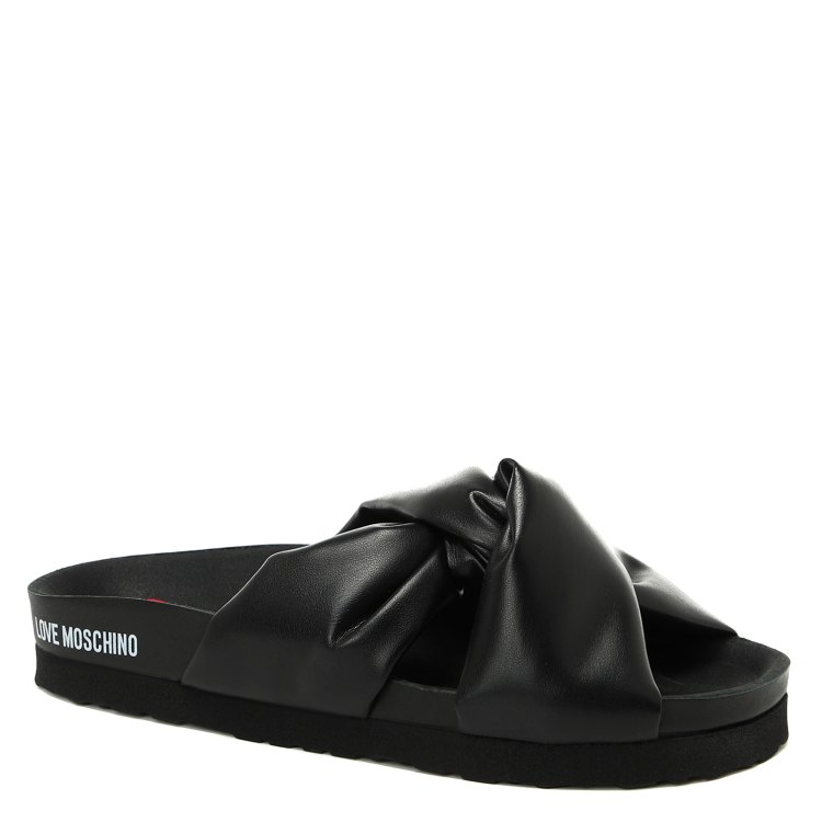 

Шлепанцы женские Love Moschino JA28514G черные 38 EU, Черный, JA28514G