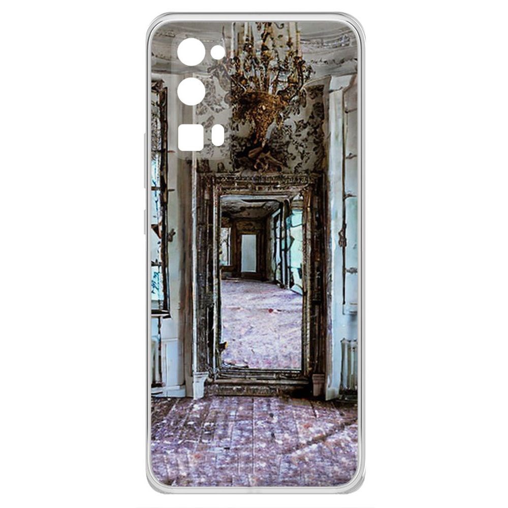 

Чехол-накладка Krutoff Clear Case Заброшенный особняк для Honor 30 Pro