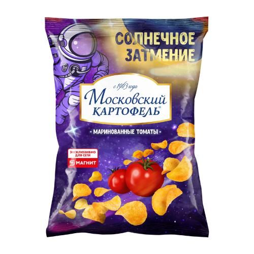 Чипсы картофельные Московский Картофель маринованные томаты 120 г