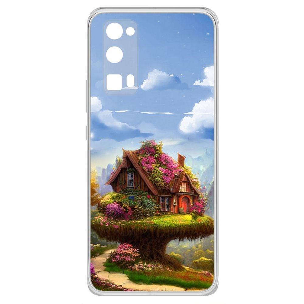 

Чехол-накладка Krutoff Clear Case Дом на дереве для Honor 30 Pro