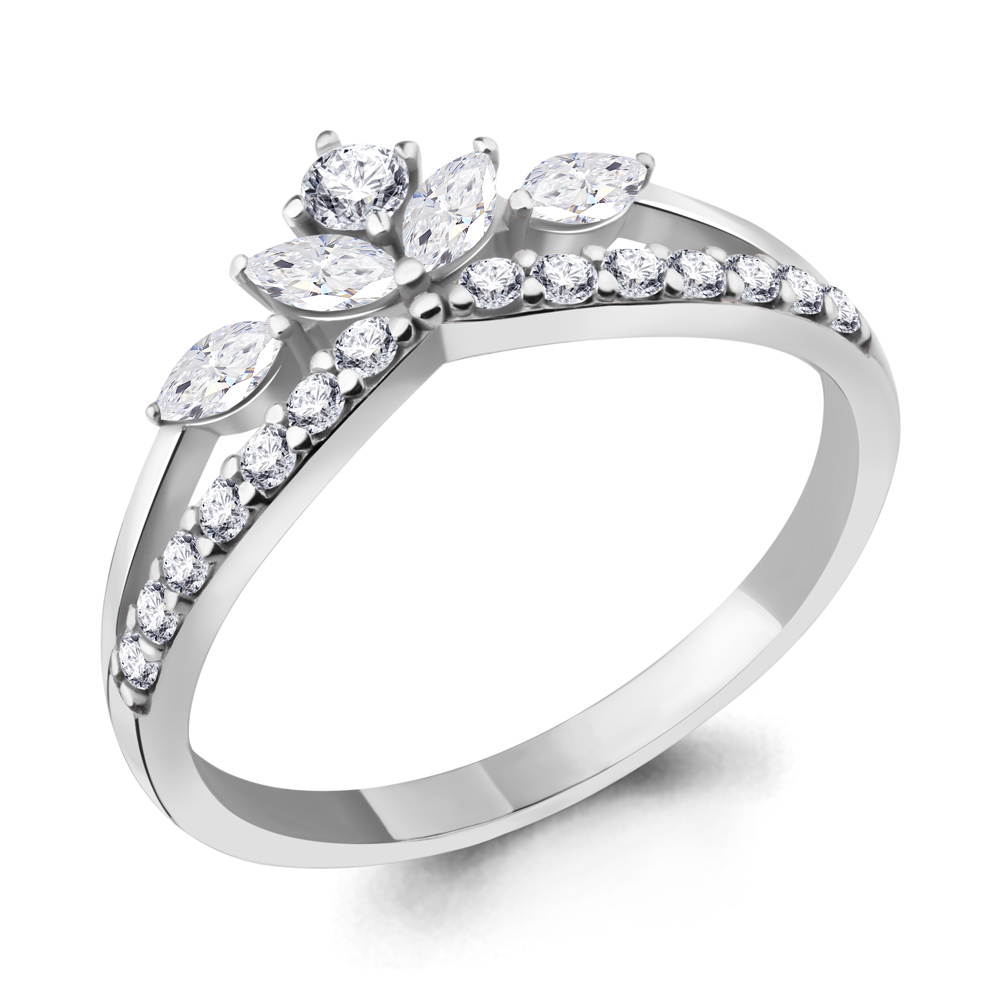 

Кольцо из серебра с фианитом Aquamarine Aquamarine 67204А_925_р р. 17, 67204А_925_р