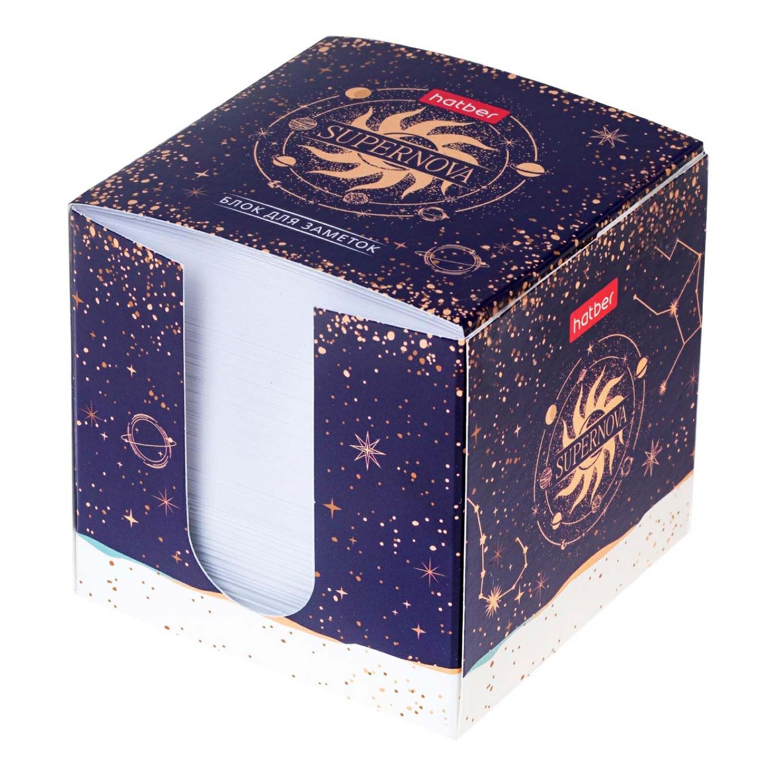 

Блок для записей Hatber SuperNova, Белый