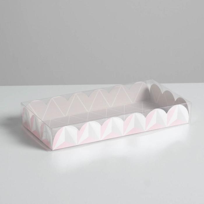 

Коробка для кондитерских изделий с PVC крышкой Тебе, 21 х 10,5 х 3 см (5 шт.), Разноцветный