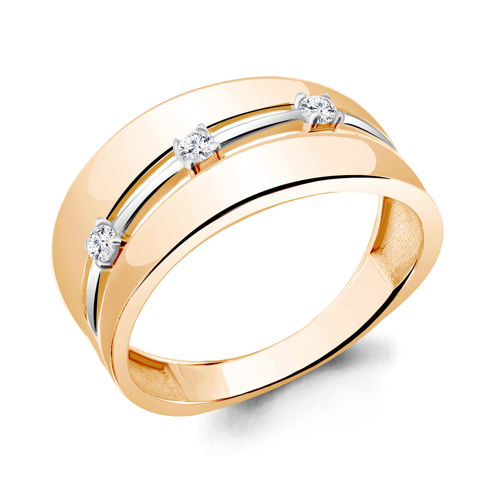 

Кольцо из серебра с фианитом Aquamarine Aquamarine 67169А_925_з р, 67169А_925_з