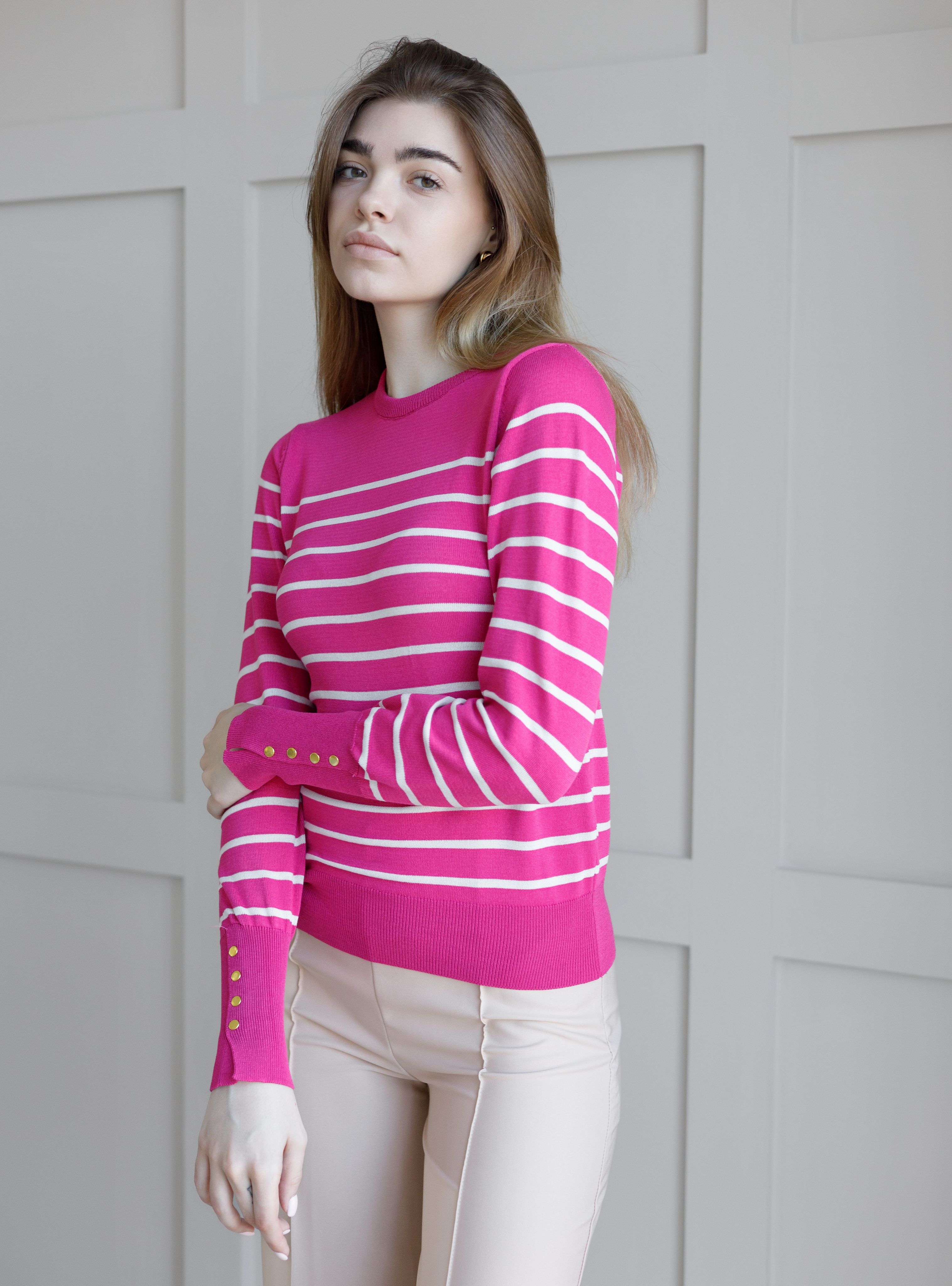

Джемпер женский Beauty Bell 307 розовый S/M, 307