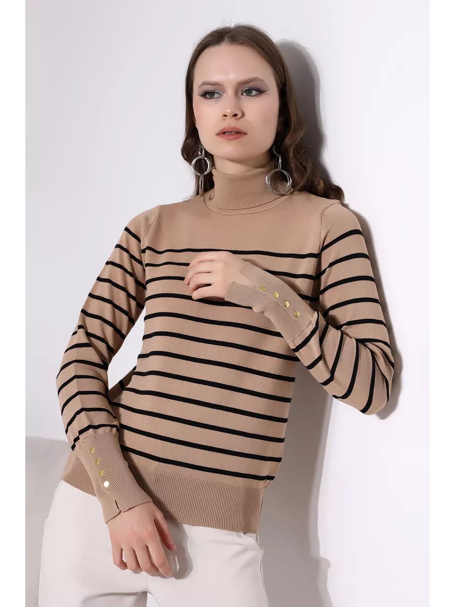 Водолазка женская Beauty Bell 306 бежевая S/M