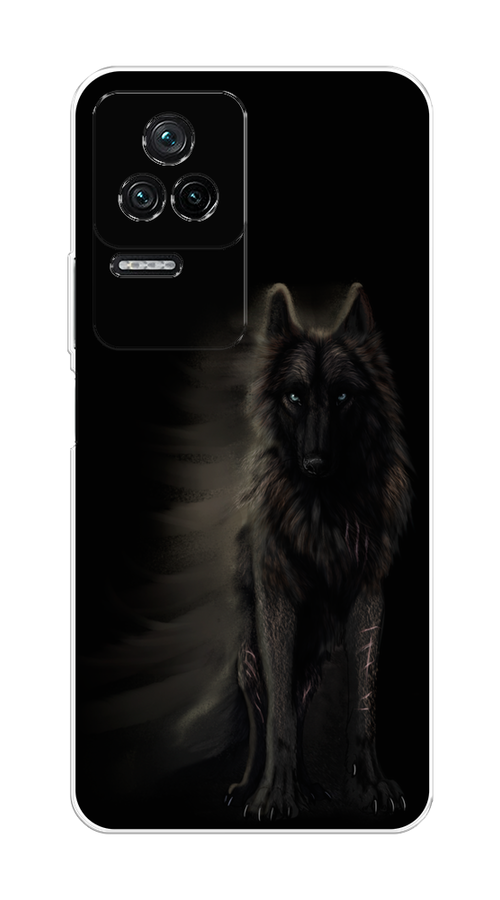 

Чехол на Poco F4/Redmi K40S "Туманный волк", Черный, 315350-1