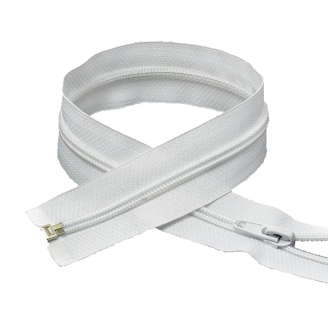 

Молния MaxZipper спираль разъёмная 90см цв. 101 белый, Спираль Т5