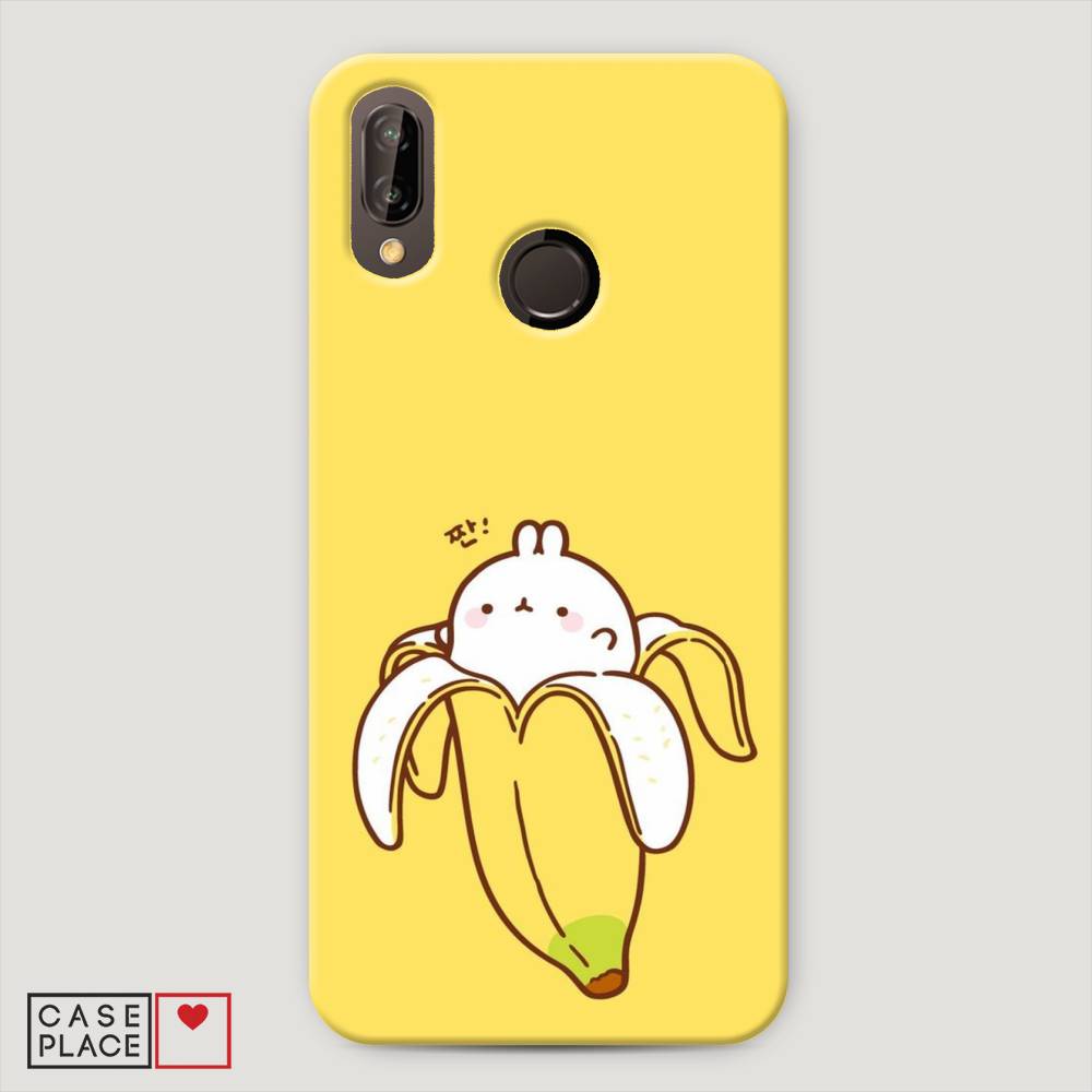 

Чехол Awog "Зайчик-бананчик" для Huawei Nova 3E, 65620-1