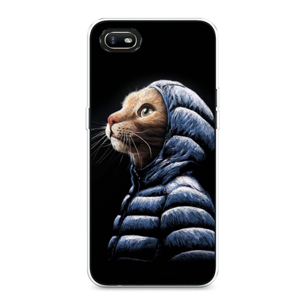 

Чехол Awog на Oppo A1k "Кот в капюшоне", Разноцветный, 252150-2
