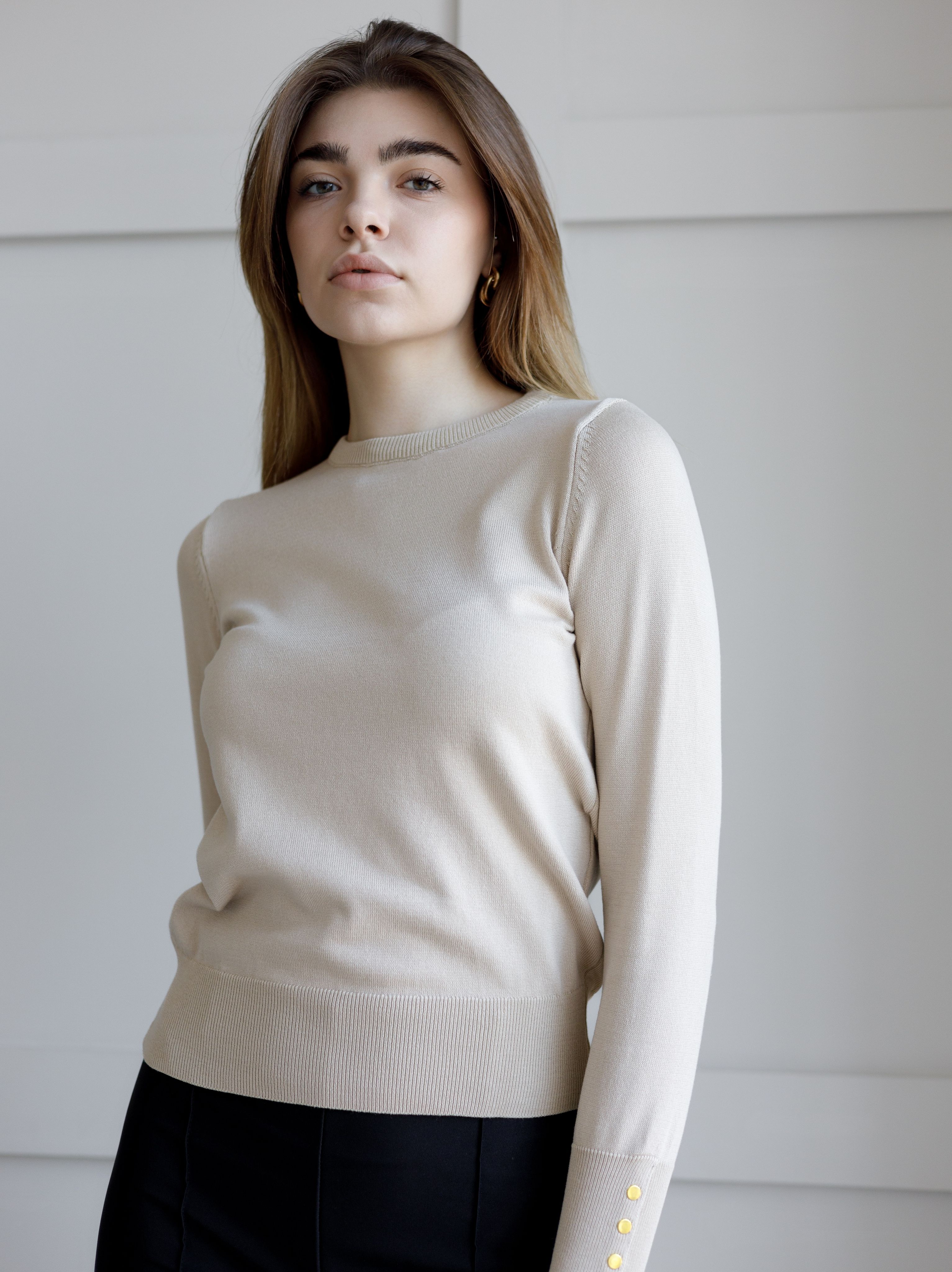 

Джемпер женский Beauty Bell 302 бежевый S/M, 302