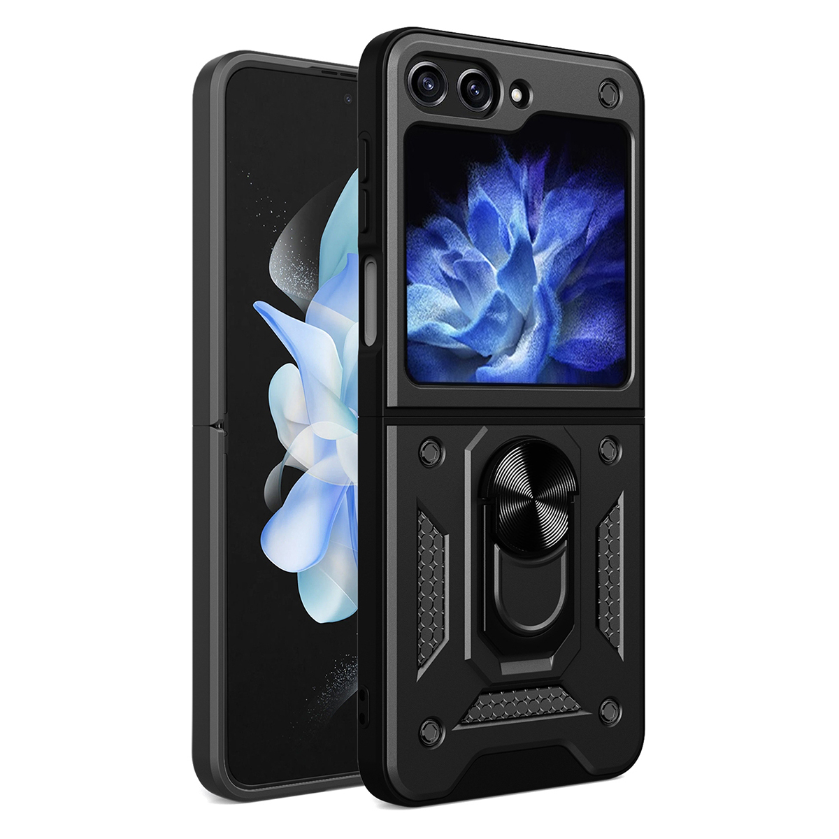 

Чехол с кольцом Bumper Case для Samsung Galaxy Flip 5, черный, Bumper Case