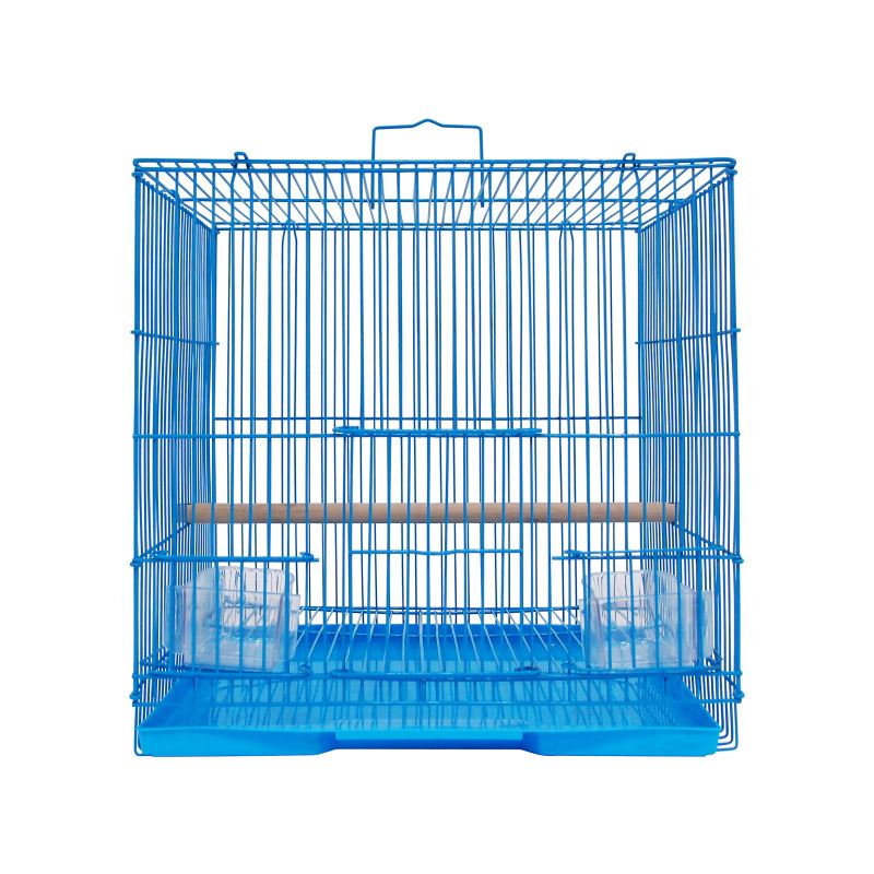 Клетка для птиц Bentfores, голубой, 29 х 29 х 22,5 см