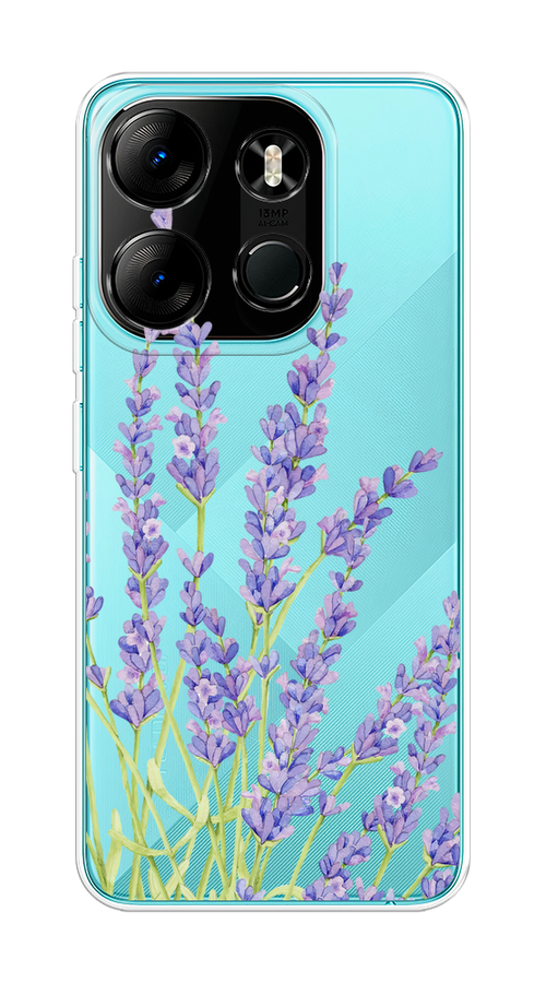 

Чехол на Tecno Spark Go 2023/Pop 7 Pro "Лавандовые стебли", Фиолетовый;зеленый, 3103750-1