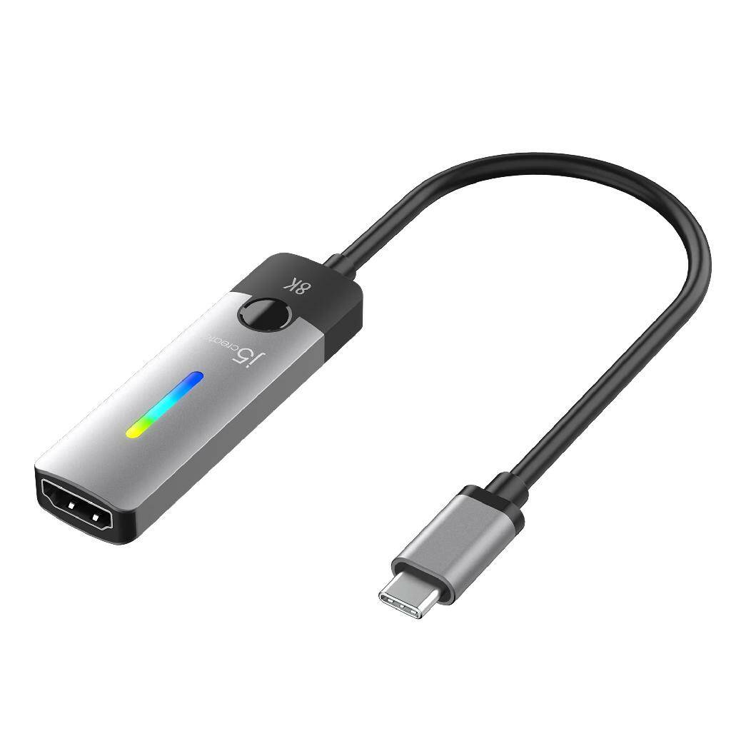 Переходник j5create HDMI - USB Type C вилка-розетка 0.1м (JCA157)