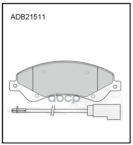 

Тормозные колодки ALLIED NIPPON adb21511