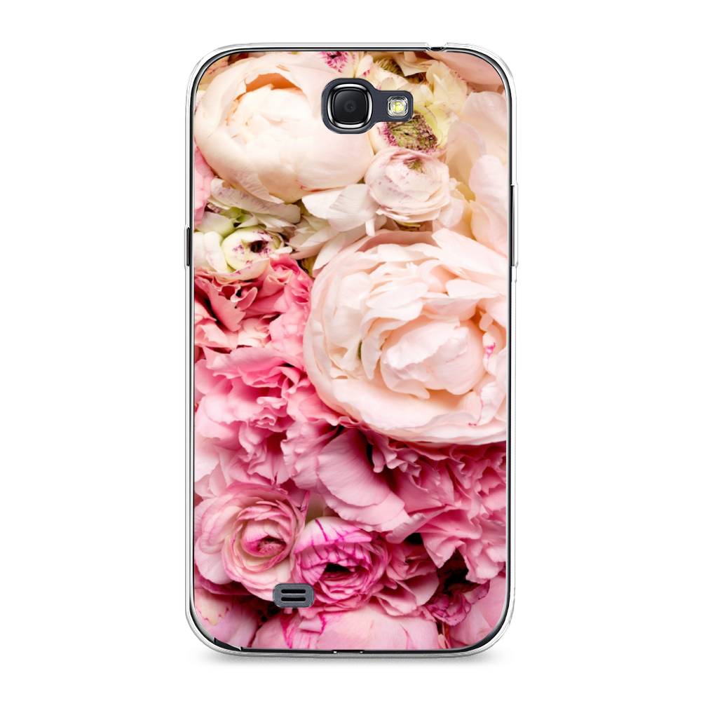 

Чехол Awog на Samsung Galaxy Note 2 / Самсунг Note 2 "Пионы яркие", Розовый, 23250-8