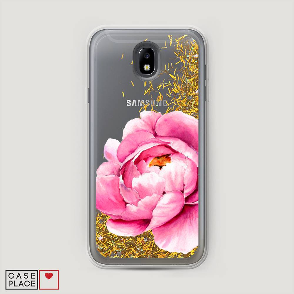 

Чехол Awog на Samsung Galaxy J7 2017 / Самсунг J7 2017 "Прекрасный пион", Зеленый;коричневый, 23190-1