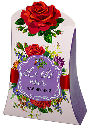 Чай Le the noir (сиреневый) картон 80 г