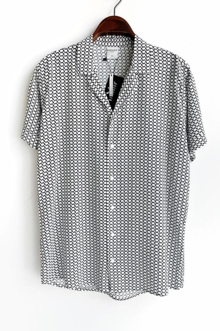 

Рубашка мужская Karpefingo 19478 серая M (доставка из-за рубежа), Серый, 19478