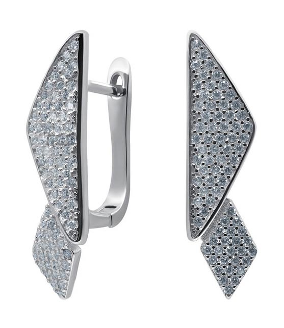 

Серьги из серебра с фианитом Silver Wings 2211329076A, 2211329076A