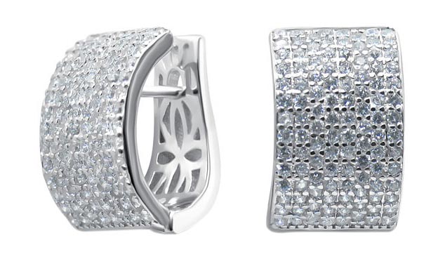 

Серьги из серебра с фианитом Silver Wings 2211329002A, 2211329002A