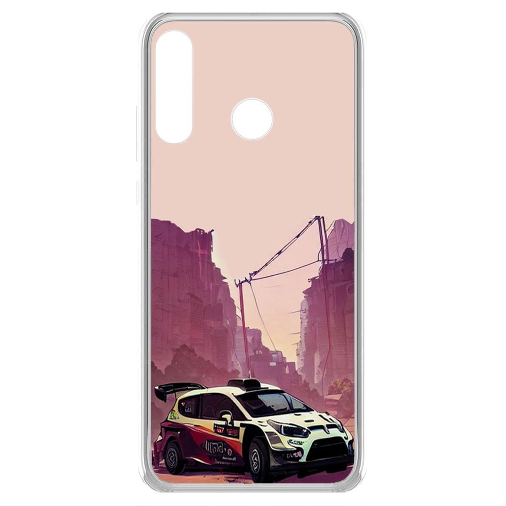 

Чехол-накладка Krutoff Clear Case Гоночный каньон для Honor 20S