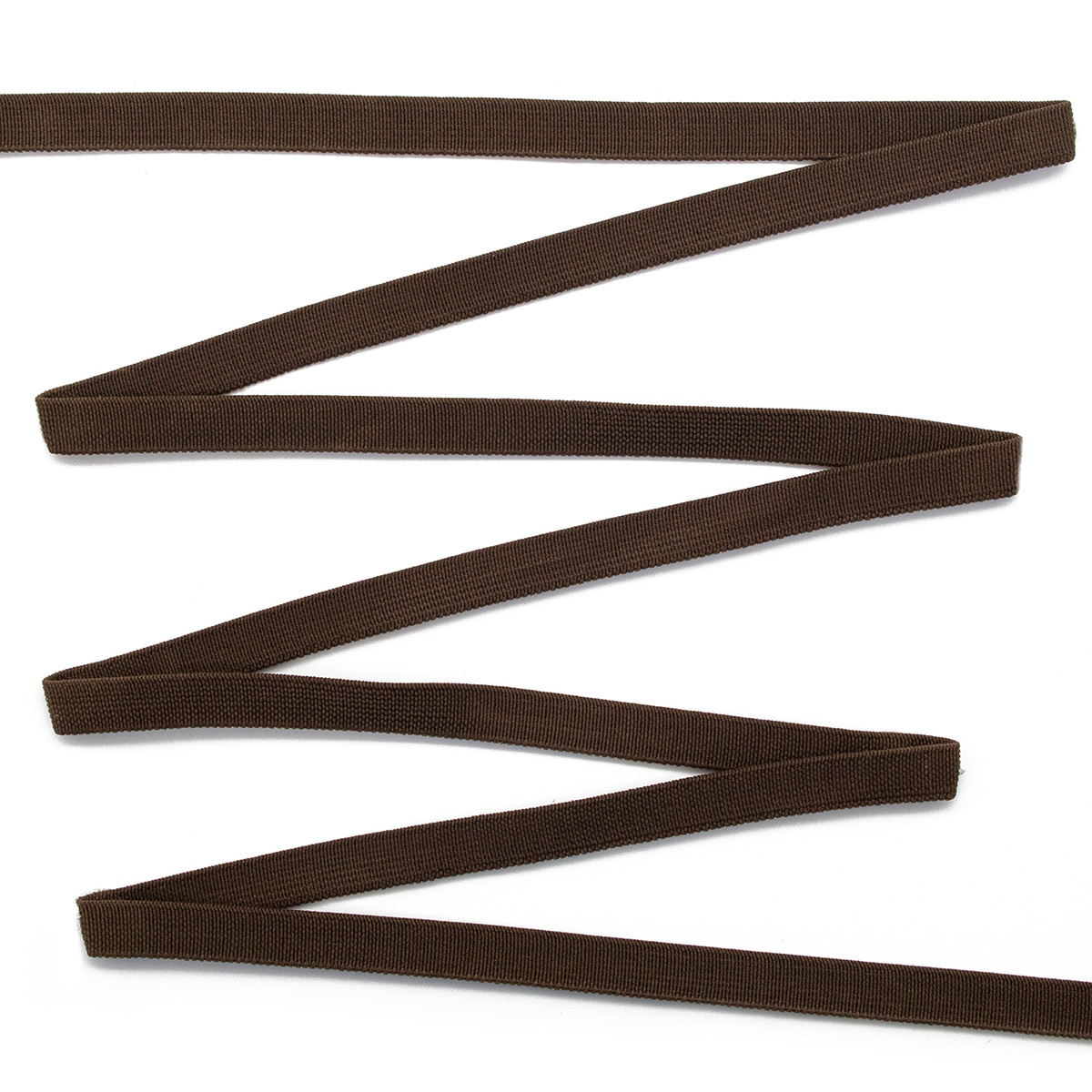 

15-4160/9707 Резинка вязаная 10мм*50м т.коричневый