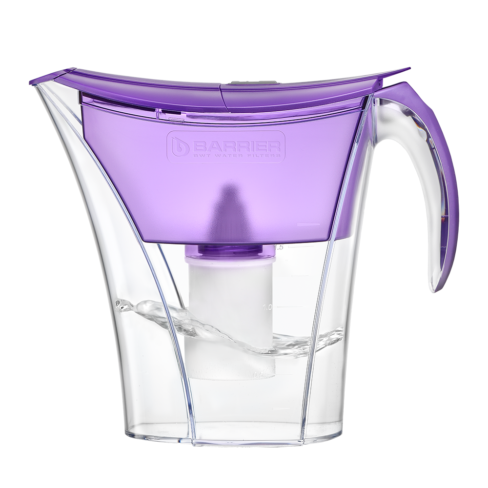 фото Фильтр-кувшин для очистки воды барьер смарт 3,3 л, цвет фиолетовый, в07кр00