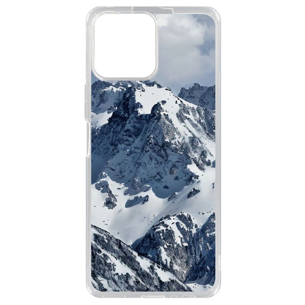 

Чехол-накладка Krutoff Clear Case Горы для Honor X8, Прозрачный