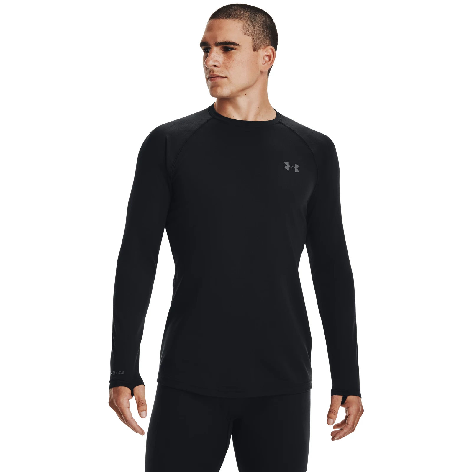 

Лонгслив домашний мужской Under Armour 1343244-001 черный SM, 1343244-001