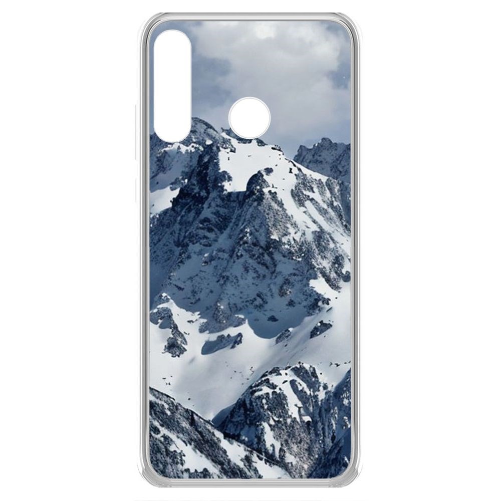 

Чехол-накладка Krutoff Clear Case Горы для Huawei P30 Lite