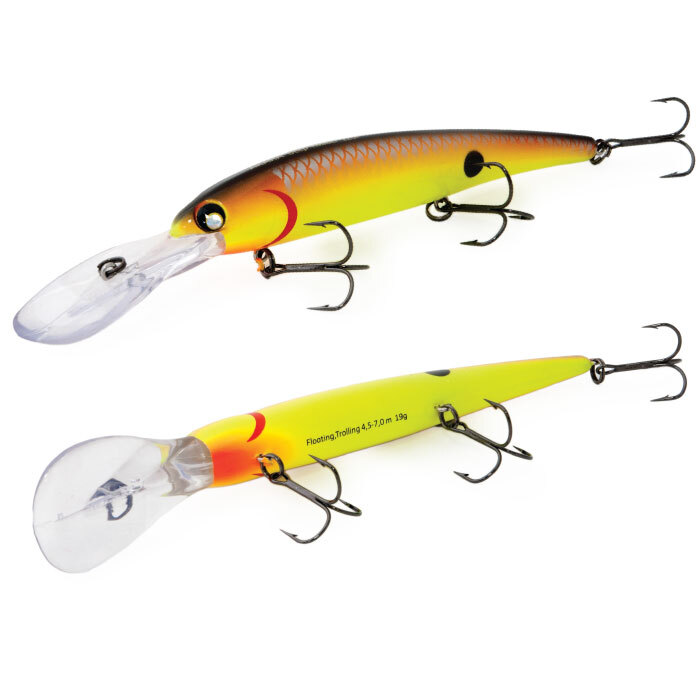 

Воблер Akara Deep Robber 120F 19 гр 2/3 oz 4,7 in A57, Разноцветный, Deep Robber