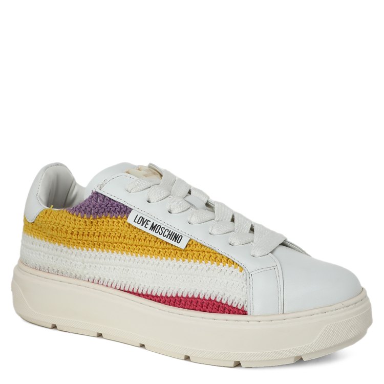 

Кеды женские Love Moschino JA15854G белые 38 EU, Белый, JA15854G