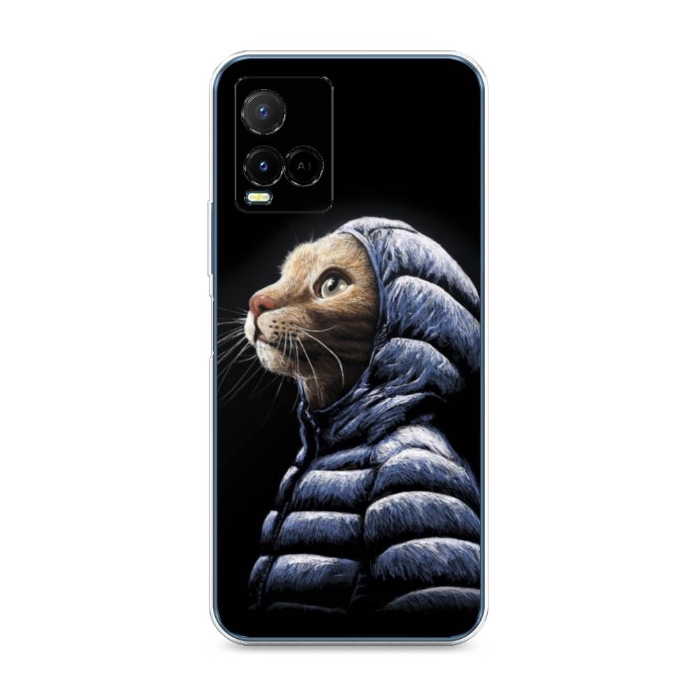 

Чехол Awog на Vivo Y21 "Кот в капюшоне", Разноцветный, 265050-2