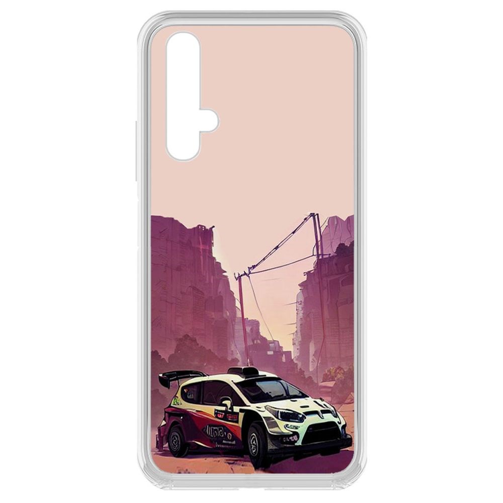 

Чехол-накладка Krutoff Clear Case Гоночный каньон для Honor 20