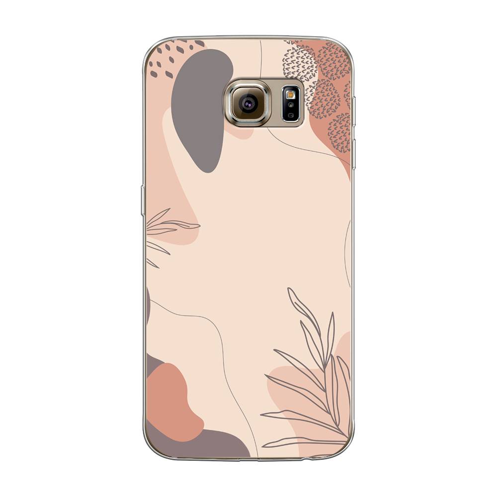 

Чехол на Samsung Galaxy S6 "Нюдовые тона", Коричневый;серый, 24350-4