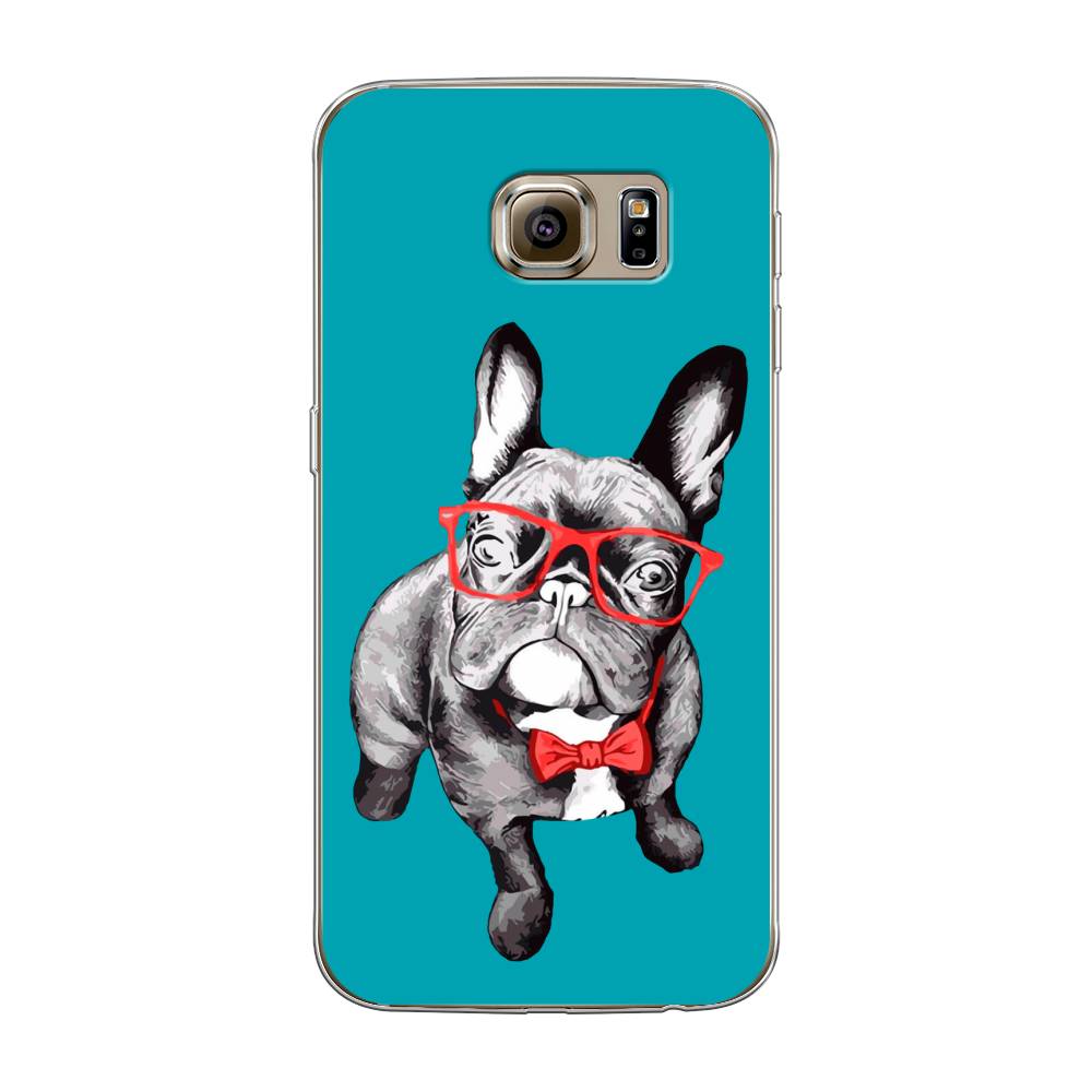 

Чехол на Samsung Galaxy S6 "Французский бульдог", 24350-1