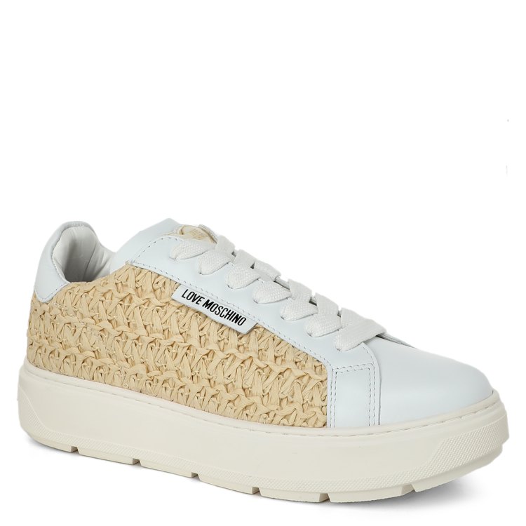 

Кеды женские Love Moschino JA15834G бежевые 38 EU, Бежевый, JA15834G