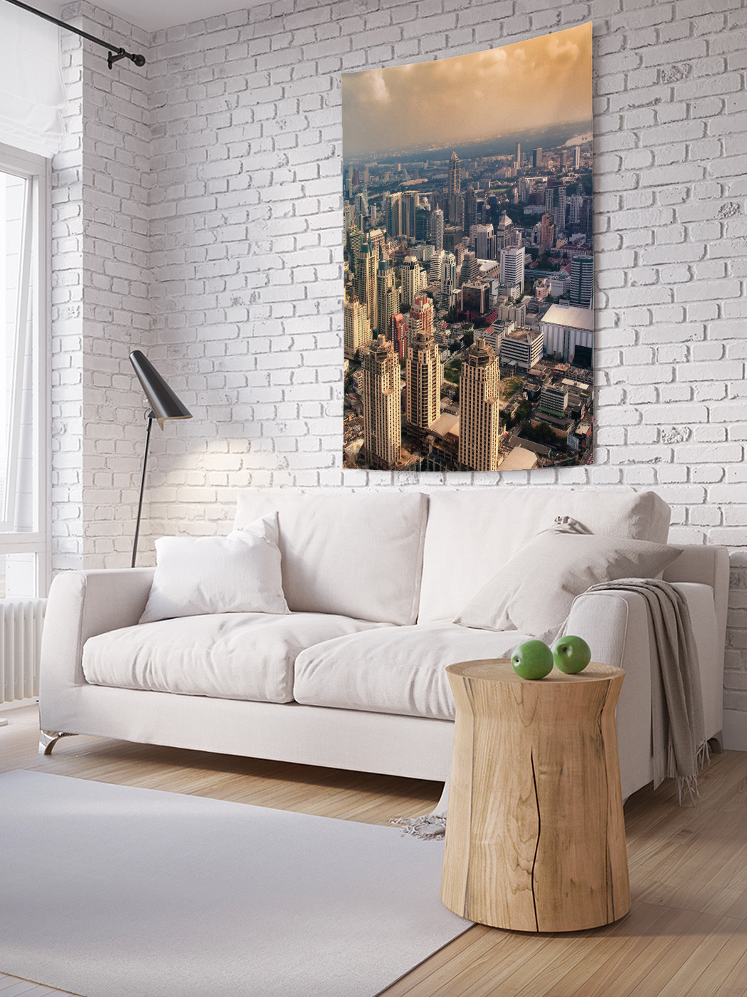 

Вертикальное фотопанно на стену JoyArty Небоскребы Бангкока 150x200 см, Небоскребы Бангкока