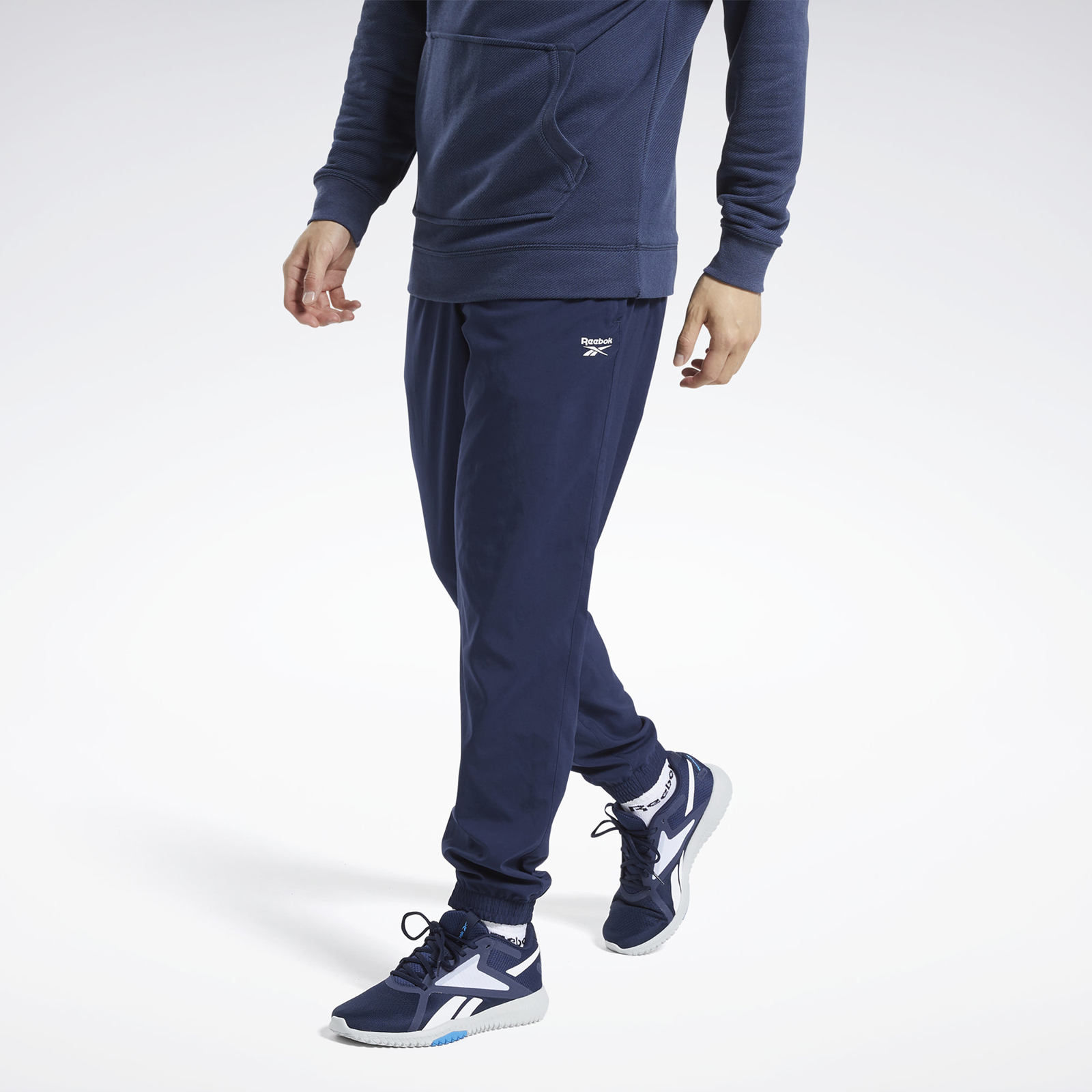 

Брюки мужские Reebok FU3103 синие L, Синий, FU3103