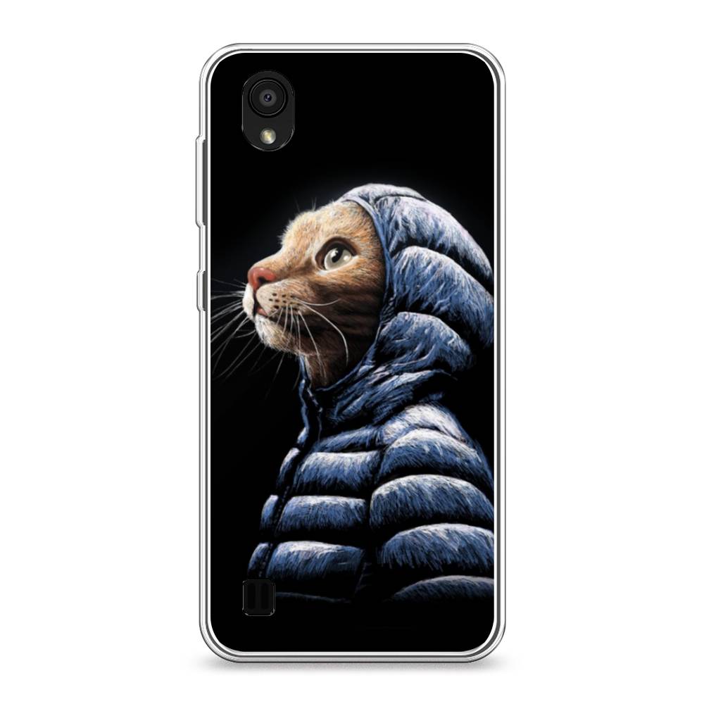 

Чехол Awog на ZTE Blade A5 (2019) / ЗТЕ Блэйд A5 (2019) "Кот в капюшоне", Разноцветный, 133050-2