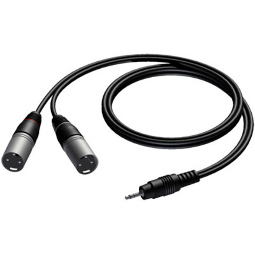 

Кабель аудио 1xJack - 2xXLR Procab CAB712/1.5 1.5m, CAB712/1.5 1.5m