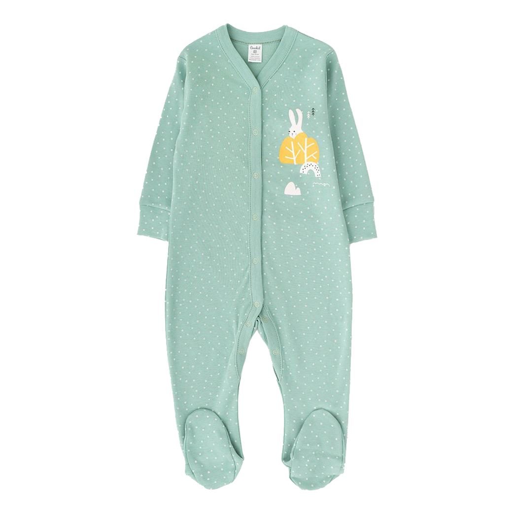 

Комбинезон детский Crockid К 6424 цв. горошки на пыльной мяте р. 62, К 6424