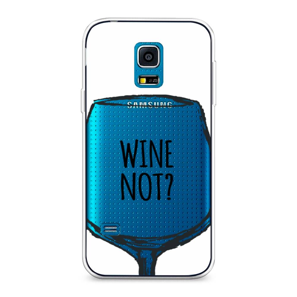

Чехол на Samsung Galaxy S5 mini "Wine not white", Белый, 24250-6